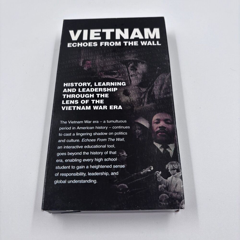 Vietnam Echoes From the Wall Teachers Guide Curriculum VHS Interactive Education